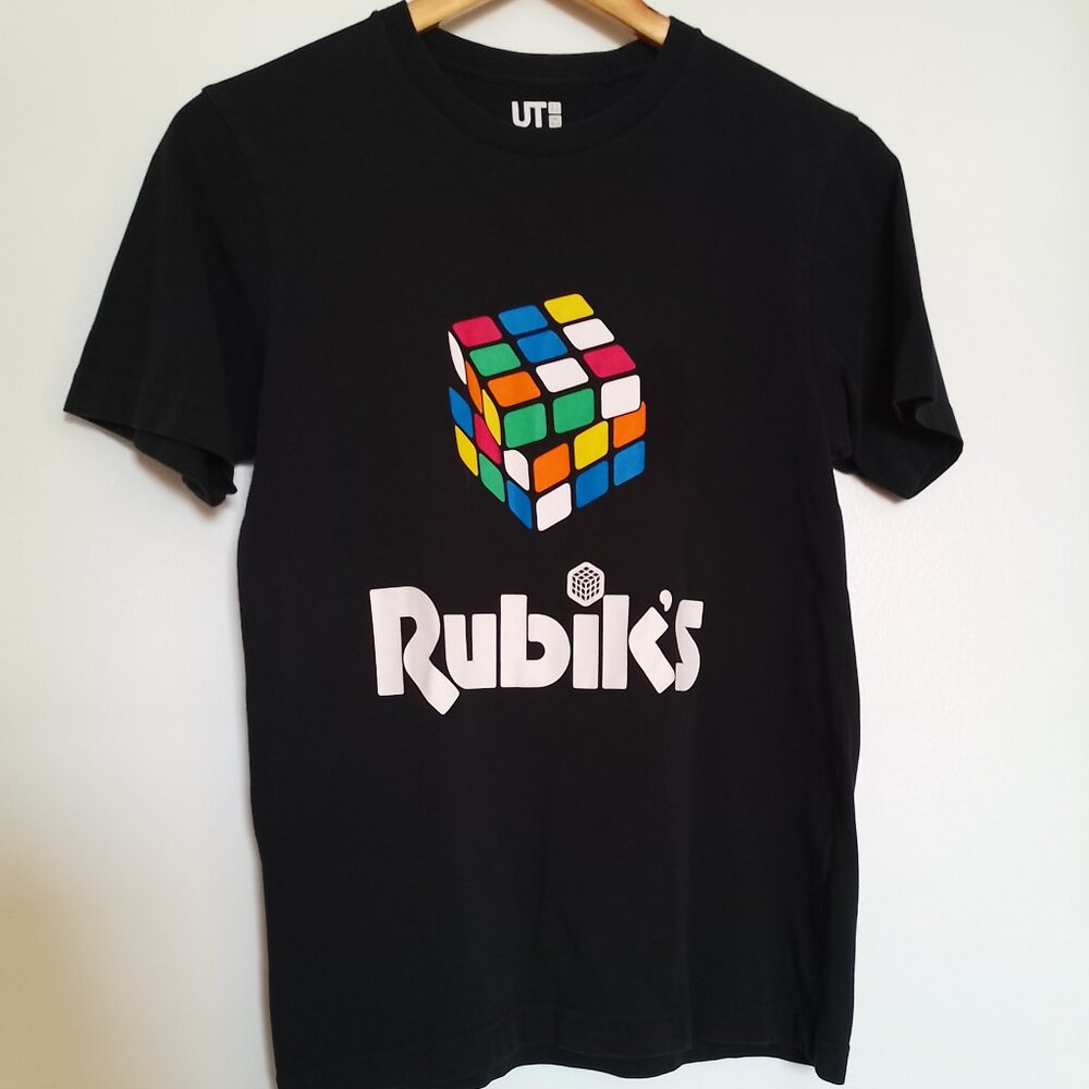 Uniqlo UT Rubik's Cube Graphic T-Shirt, Unisex, Size XS